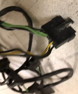 RADIO HARNESS & PLUGS ,ORIGINAL USED 70-72 CHEVY