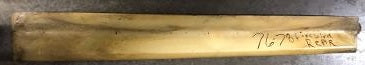 REAR BUMPER FOAM ABSORBER ,USED 76-78 TRANS AM FIREBIRD