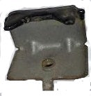QUARTER GLASS STOP ,UPPER REAR COUP 68-72 A-BODY
