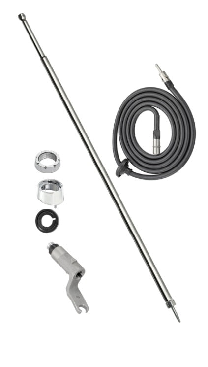 ANTENNA ASSEMBLY ,FRONT NEW 66 67 GTO  COMPLETE,