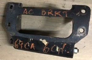 AC COMPRESSOR BRACKET ,CAST IRON USED 6 CYL, 64-70 CHEVY