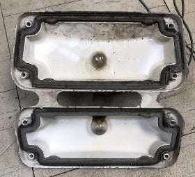 TAIL LIGHT HOUSING ,USED 71-72 CUTLASS 442