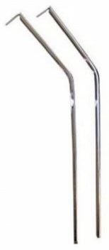 QUARTER GLASS UPPER CHROME ,NEW PAIR 62-65 NOVA COUP