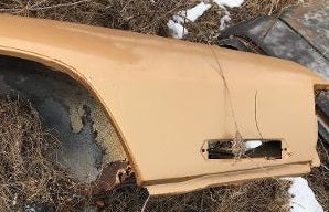 QUARTER PANEL ,LEFT USED 76 77 MONTE CARLO