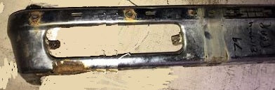 REAR BUMPER ,NO PAD USED 78-87 ELCAMINO CABALLERO WAGONS