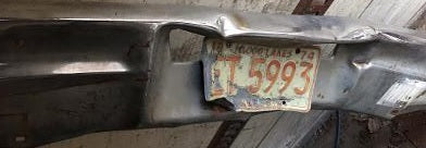 FRONT BUMPER ,USED 64 CUTLASS 442 F85