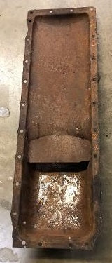 OIL PAN ,OHC6 USED 68 69 PONTIAC