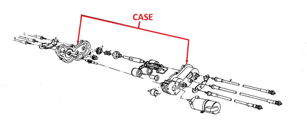 POWER SEAT TRANS CASE ,NEW 79-88 SOME GM CARS