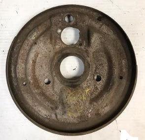 FRONT DRUM BRAKE BACKING PLATE ,RIGHT USED, 67-74 CHEVY