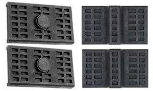 LEAF SPRING PAD KIT ,RUBBER 70-81 CAMARO TRANS AM