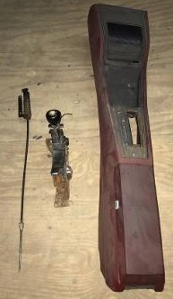 CONSOLE & SHIFTER ,USED 73-77 CUTLASS 442