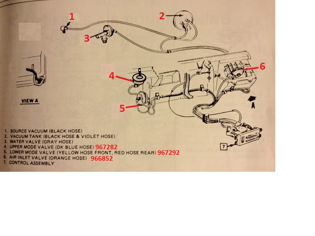 ACTUATOR ,DEFROST ,USED 78-88 G-BODY