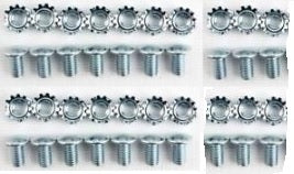 GRILLE FAKE RIVETS ,ZINC, 20 PIECES WITH NUTS