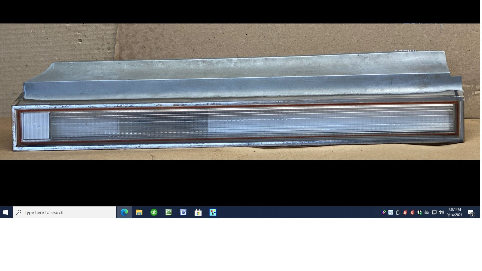 BACKUP LIGHT ,RIGHT USED 86-88 CUTLASS 442