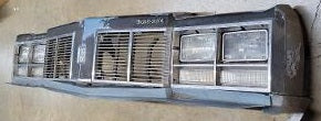FRONT HEADER PANEL ASSEMBLY ,USED 77 OLDS DELTA 88