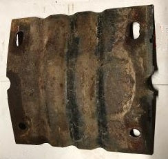 FRONT BUMPER CENTER BRACKET, V, USED, 78-81 CAMARO