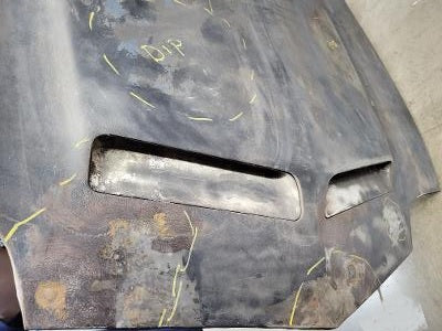 HOOD PANEL, STEEL, USED, 71-72 GTO