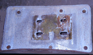 FRONT BUMPER PLATE ,LEFT USED 78-87 ELCAMINO MALIBU