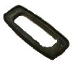 TAILGATE LOCK BEZEL GASKET ,PWR, NEW, 64-72 A-BODY, B-BODY