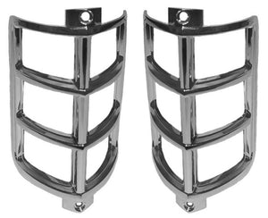 FENDER CORNER LIGHT BEZELS ,NEW PAIR 67 IMPALA CAPRICE