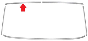 REAR WINDOW MOLDING ,UPPER LEFT,USED HDT 64-5 A-BODY,