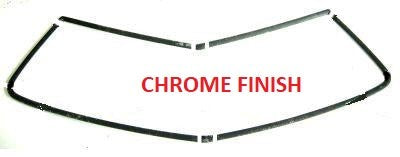 REAR WINDOW MOLDING SET ,CHROME,USED 73-7 MONTE GRAND PRIX