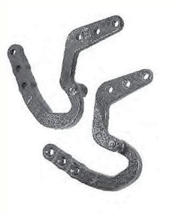 TAILGATE HINGES, PAIR, NEW 68-72 EL CAMINO