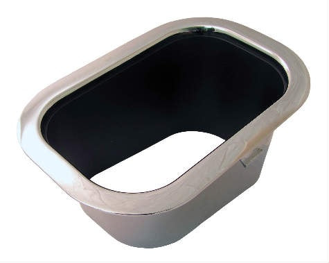 CONSOLE SHIFTER BEZEL, 4 SPEED NEW 68-72 GTO