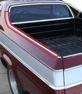 SIDE BED TOP MOLDING, LEFT USED 73-77 ELCAMINO