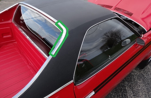 CAB CORNER MOLDING, RIGHT USED 73-7 ELCAMINO