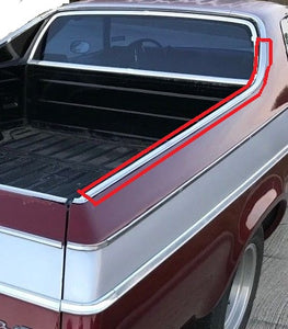 SIDE BED TOP MOLDING, RIGHT USED 73-77 ELCAMINO