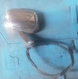 DOOR MIRROR ,LEFT REMOTE CHROME, USED 73-75 IMPALA