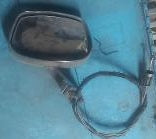 DOOR MIRROR ,LEFT REMOTE CHROME, USED 73-75 IMPALA