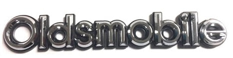 TRUNK LID EMBLEM,"OLDSMOBILE", NEW, 81-88 CUTLASS & MORE