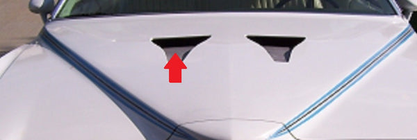 NASA HOOD SCOOP, USED, PLASTIC, 73 GTO 73-75 GRAND AM