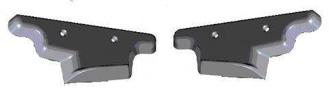 B PILLAR TOP CAPS, PAIR, NEW, 65-70 B-BODY, 4 DOOR, HARDTOP