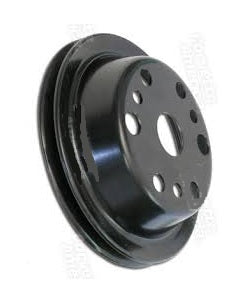 CRANK PULLEY, ADD ON PS,1 GROOVE, NEW, 64-68 CHEVY SB