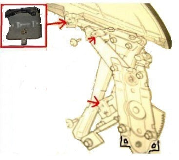 QUARTER GLASS STOP ,UPPER REAR COUP USED, 68-72 A-BODY