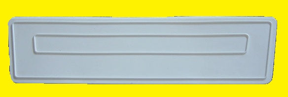 RADIO DELETE PLATE, NEW, 68-72 SKYLARK GS