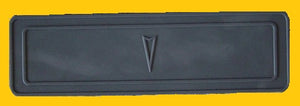 RADIO DELETE PLATE, NEW, 64 65 GTO LEMANS
