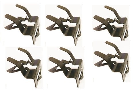 HEADLINER SIDE MOLDING CLIPS, 6 PCS, NEW, 70-73 CAMARO TRANS AM