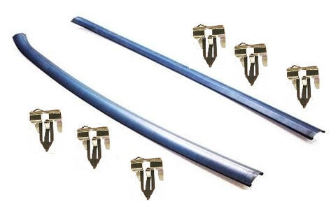 HEADLINER SIDE MOLDINGS ,PAIR, NEW, 70-73 CAMARO TRANS AM