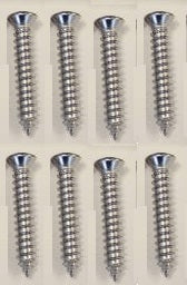 HEADLIGHT BEZEL SCREW SET , 8 PCS NEW 69 FIREBIRD