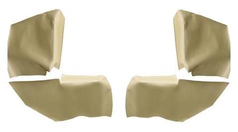REAR ARM REST & PISTON PANEL COVERS, CONVERTIBLE, 4 PCS, SPECIFY COLOR