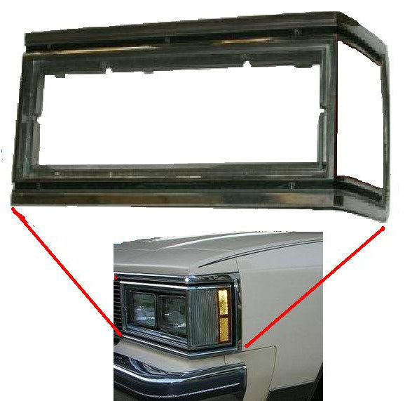 HEADLIGHT BEZEL, RIGHT 80-4 OLD 88 98 DELTA REGENCY