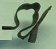 INSIDE DOOR OPENING ROD ANTI RATTLE CLIP, 58-68 GM cars