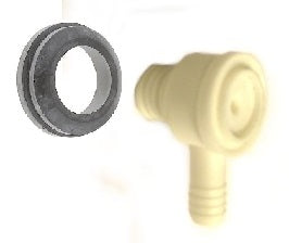 BRAKE BOOSTER CHECK VALVE, new, ALL, 64-88 CARS