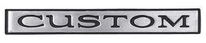 QUARTER PANEL EMBLEM (CUSTOM) NEW, REPRO, EACH
