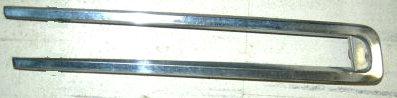 FENDER COVE MOULDING ,LEFT USED 62 NOVA