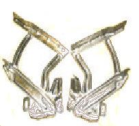 HOOD HINGES, NEW, PAIR, 62 IMPALA BELAIR BISCAYNE